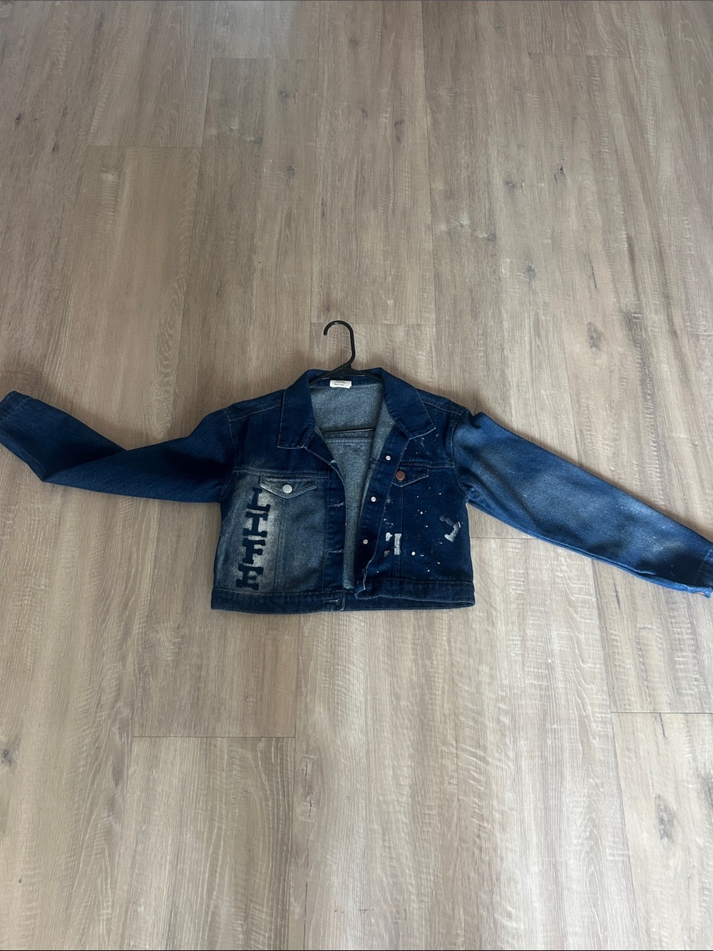 Kids Dark Blue Denim Jacket - Brand Unspecified